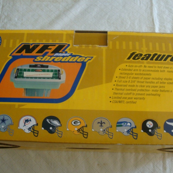 Vintage NFL Football Field Paper Shredder w Box Telemania - Picture 5 of 17